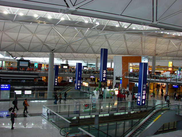 Interior of Hongkong International Airport