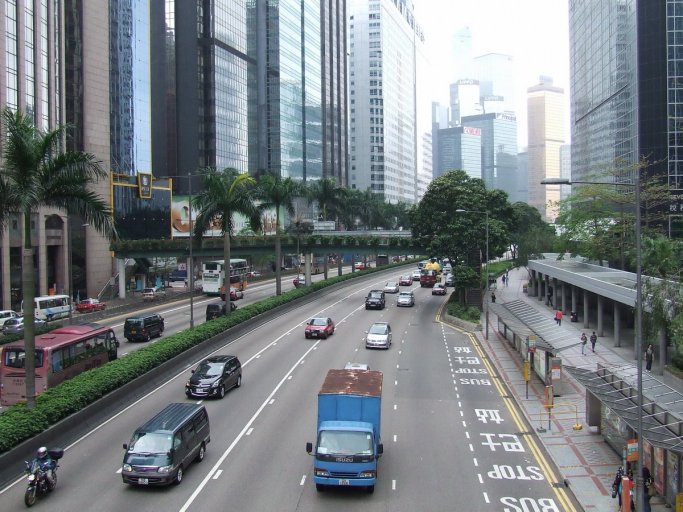 Highway in Hong Kong